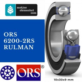 6200 2RS Ors rulman - Plastik Kapak 10x30x9 mm 10*30*9 mm 